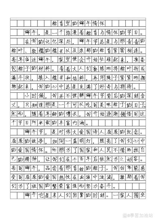 精彩的大学作端午节作文