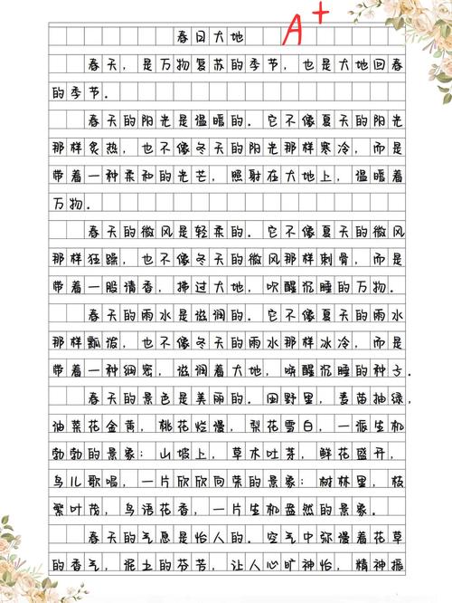 美丽的作文春天作文600字(通用5篇)