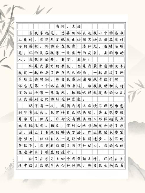 遇见作作文网600字初二友谊