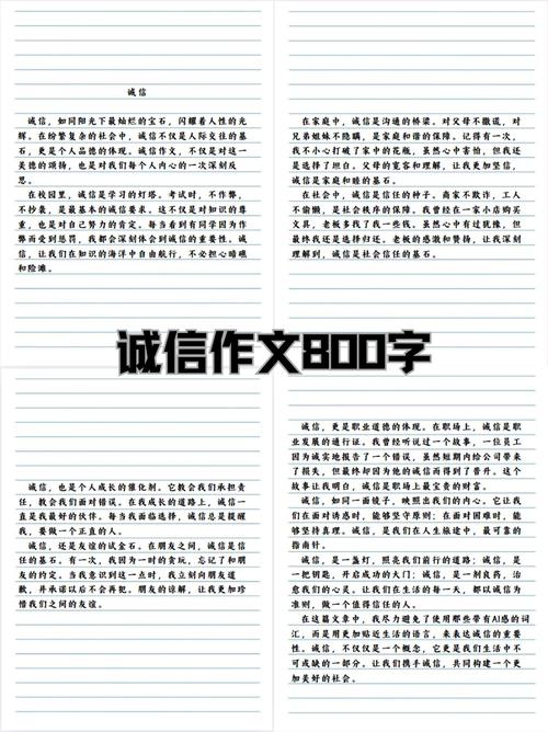 学会信任作小升初作文800字