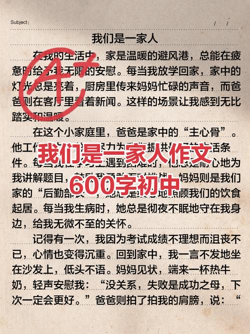 我们是一家人作大学作初一