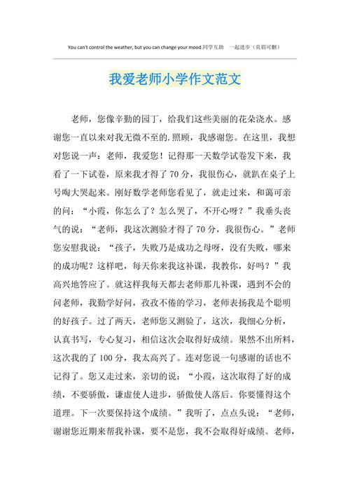 我最爱的作文网语文老师作文