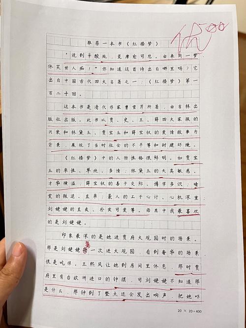 推荐一本书500字作文初中一年优秀作文实用