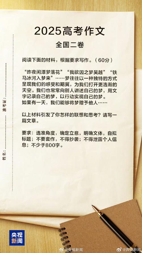 梦的高考作文起点