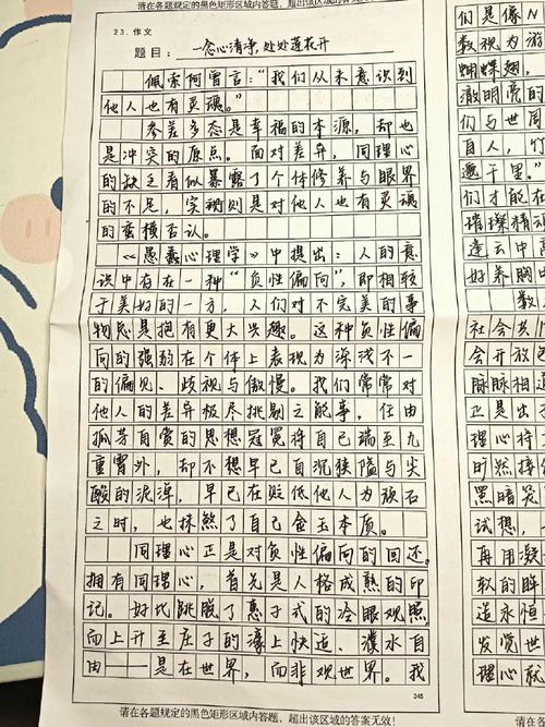湖南高考作六年级作文2018年题目