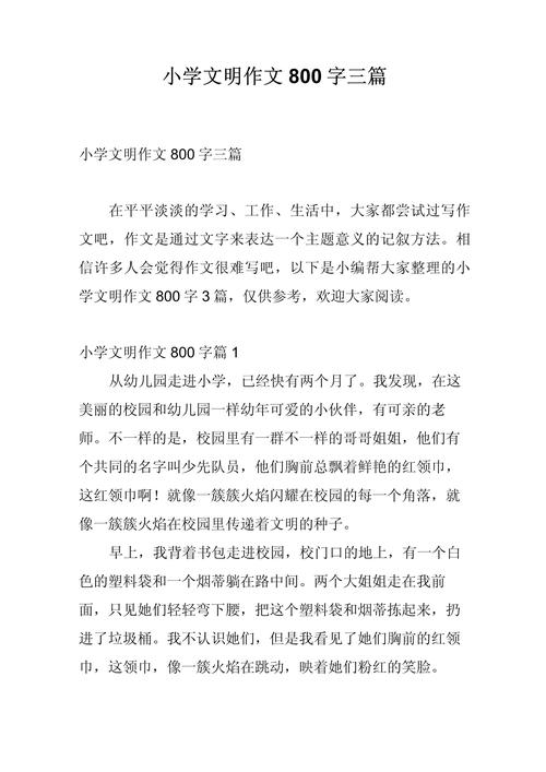 知识的小学作作文800字