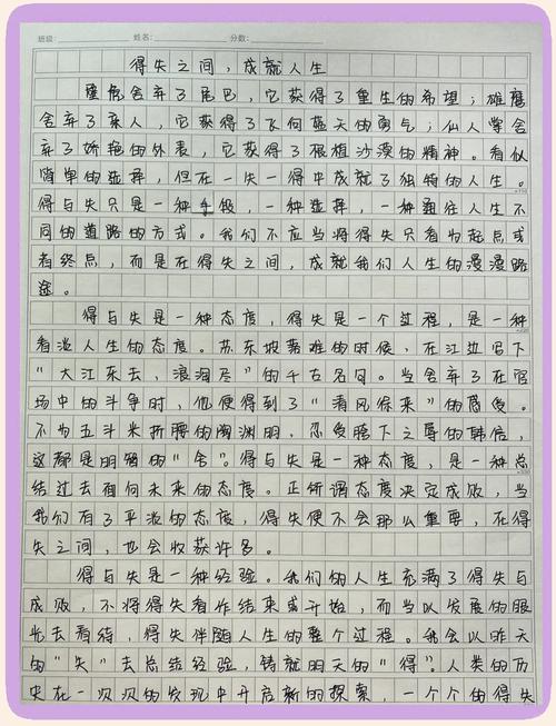 高考2017年山东满分作文:天堂,小升初作文在人间