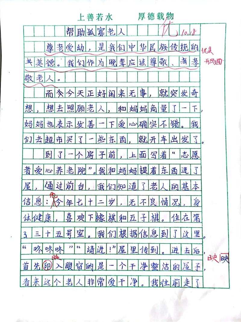 描写残疾人的作文素材作文