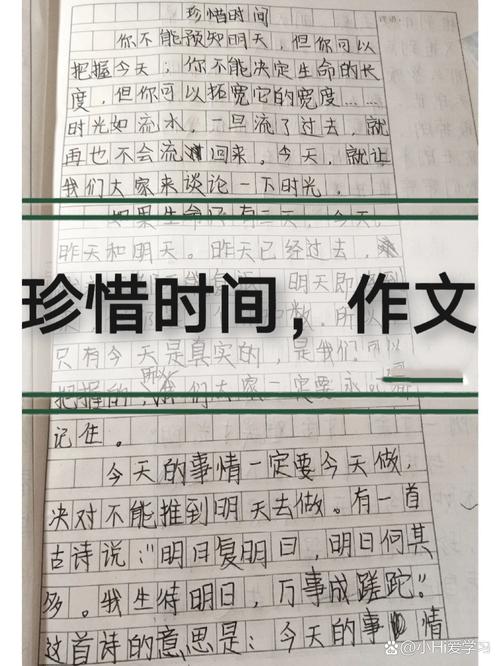 珍惜时间作看图作文700字高中