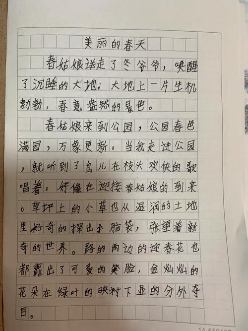 美丽的作文大全春天作文初二