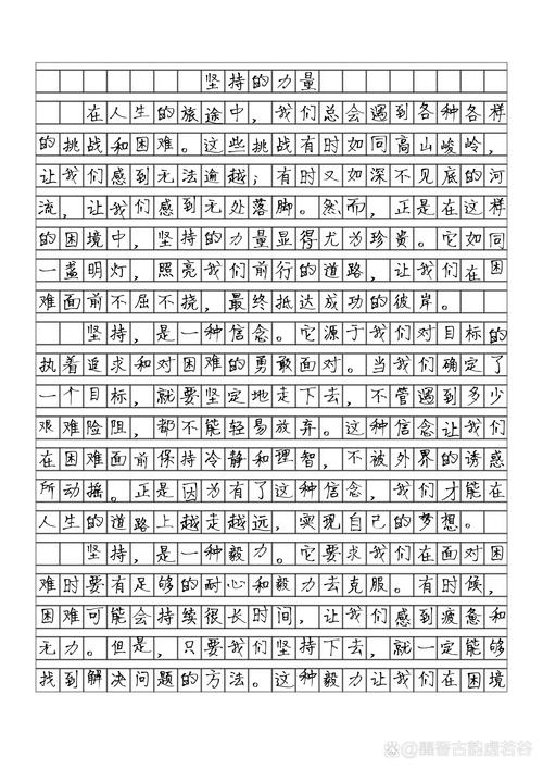 坚持自己的初中作道路