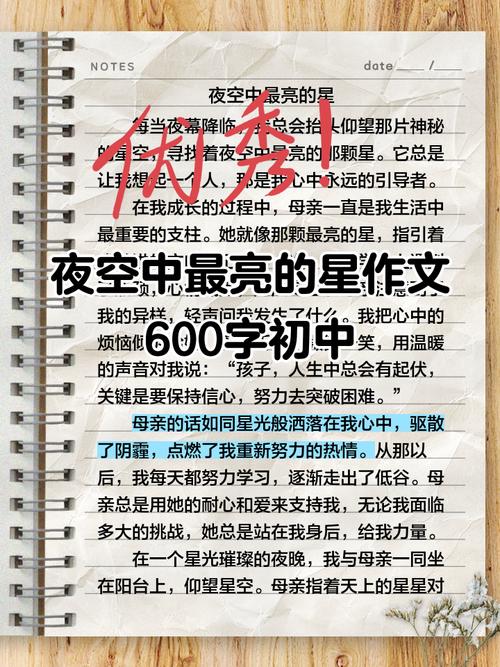 夜空的作文网作文600字