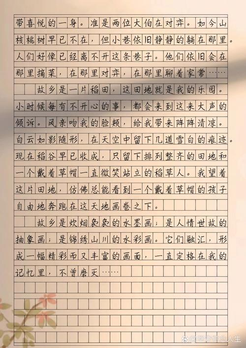 定格在记忆中的高中作画面初三写事作文600字（通用合集）