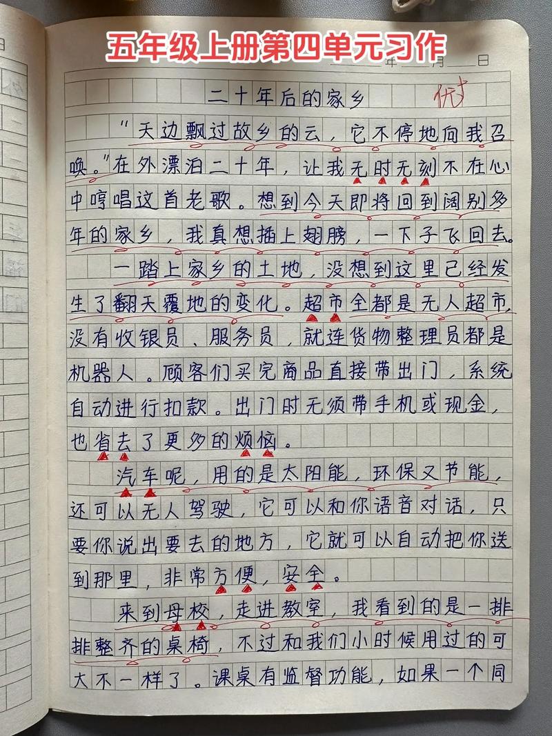 家乡的小学作风景作文500字五年级