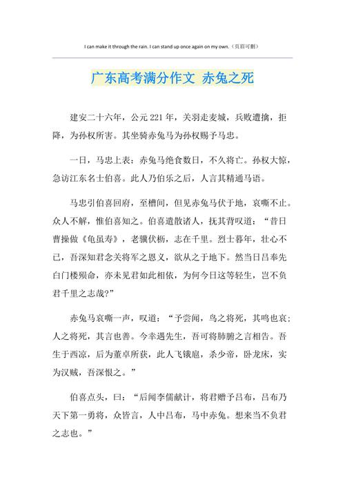 广东高考2017年满分作文：看图作文三词助你读懂共享中国