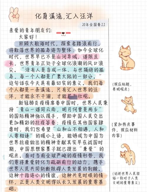 广东高考2017年满分作文：看图作文三词助你读懂共享中国