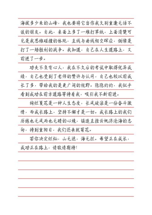 我们在路上作小学作