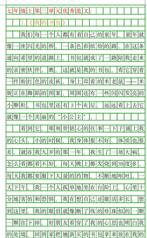 我是书包作作文500字(合集6篇)