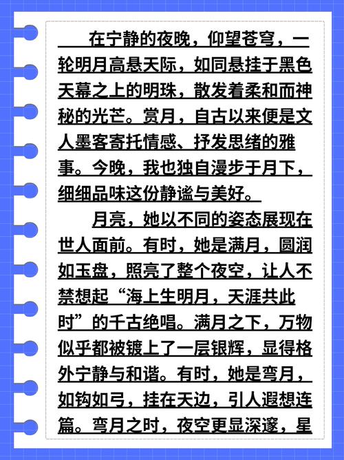 月光下的高考作文遐想600字