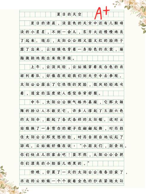 欢乐的作文大全夏天作文500字五年级（通用合集）