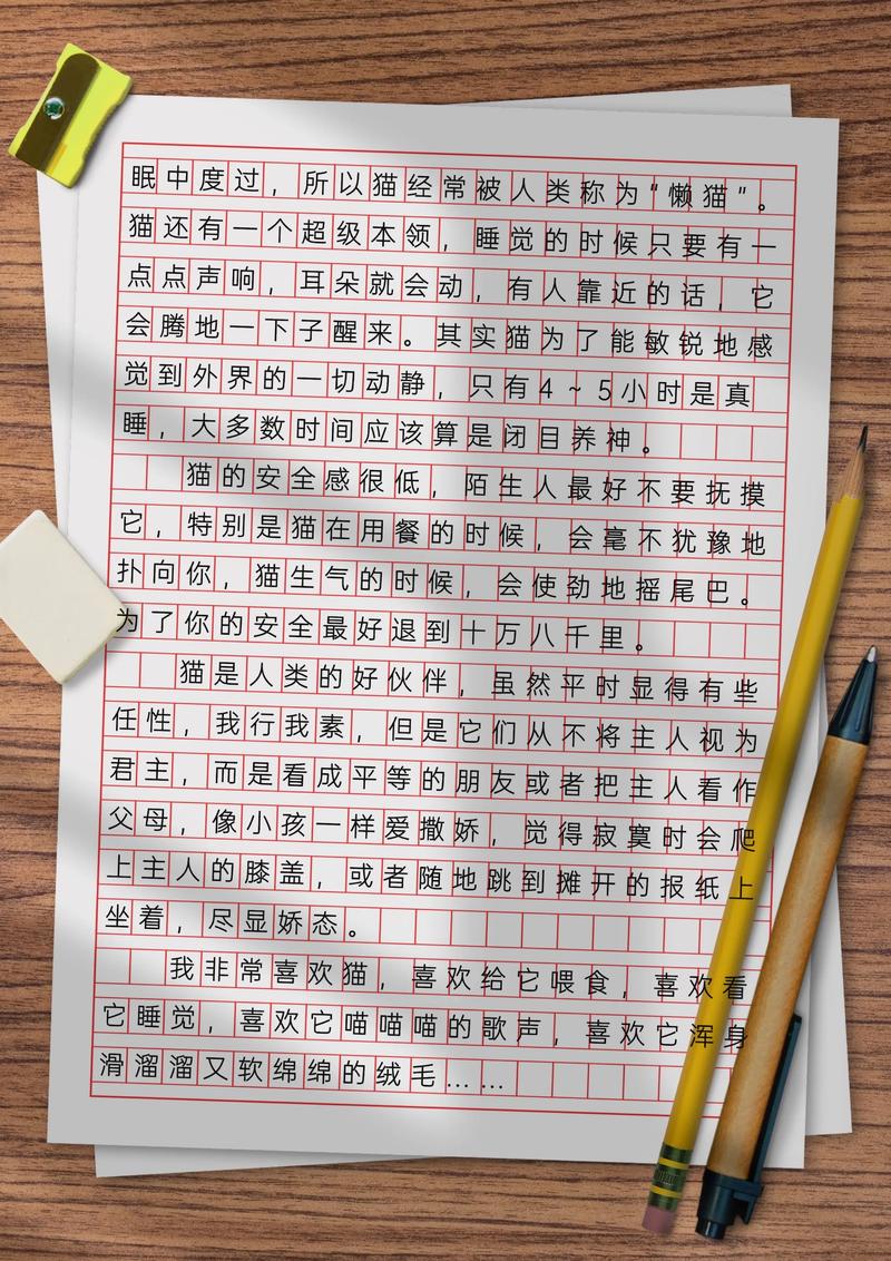 猫五年作文素材作文