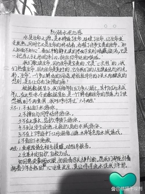珍爱生命预防溺水作优秀作文600字