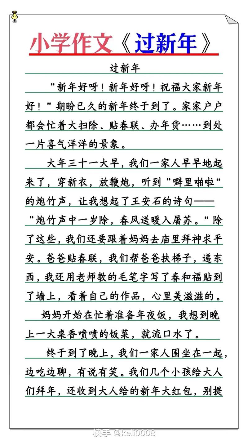 红红火火过元旦作小升初作文