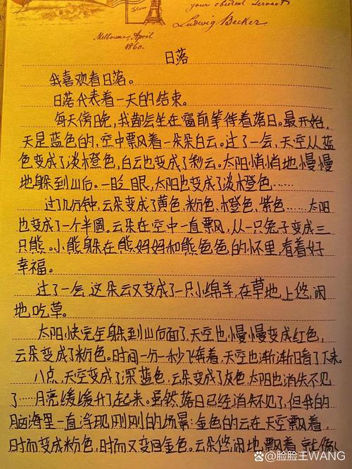 美丽的作文日落作文500字五年级合集