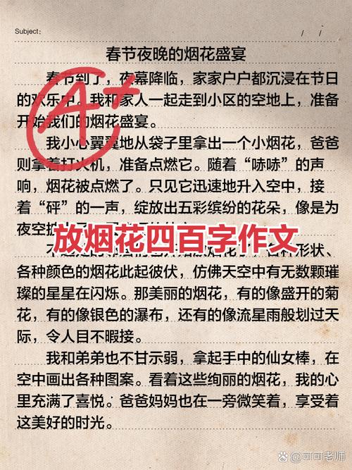 大年初二大学作赏烟花文章范文（精选5篇）